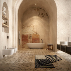 Antonio Lupi Eclipse Ванна отдельностоящая, овальная, 160х70х53см, с донным клапаном (хром), сифоном, мат-л: Cristalplant, цвет: белый