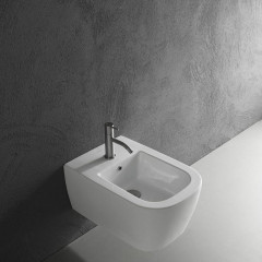 ANTONIO LUPI KOMODO Биде подвесное 540х360х260 мм., с 1 отверстием для смесителя (2 намечены), цвет белый глянц