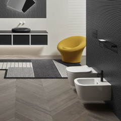 ANTONIO LUPI KOMODO Биде подвесное 540х360х260 мм., с 1 отверстием для смесителя (2 намечены), цвет белый глянц