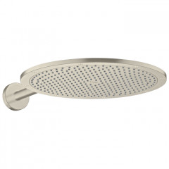 Axor ShowerSolutions Верхний душ, 350мм, 1jet, с держателем 390мм, настенный монтаж, цвет: шлифованный никель