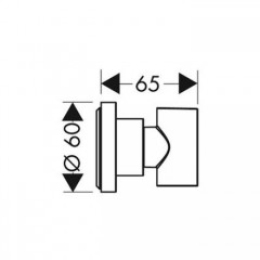 Axor Citterio, Держатель для душа, цвет: хром