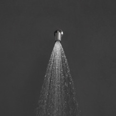 ANTONIO LUPI AZIMUT Верхний душ Ø30 мм., настенный или потолочный, поворотный, цвет графит