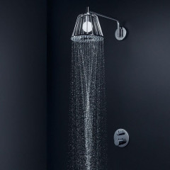Axor LampShower Верхний душ 1jet, с держателем, цвет: хром