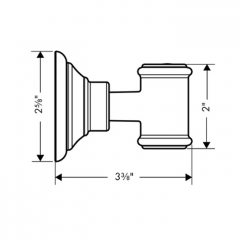 Axor Montreux Держатель душа, цвет: полированное золото