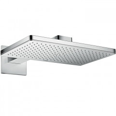 Axor ShowerSolutions Верхний душ 460 х 270мм, 1jet, с настенным держателем 460мм (квадратная розетка), цвет: хром