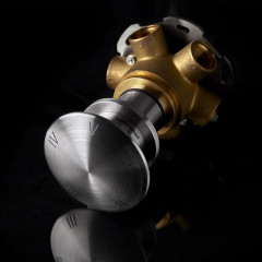 ANTONIO LUPI MAYDAY Переключатель на 2, 3, 4 или 5 положений, в комплекте со встраиваемой частью, матовая нержавеющая сталь