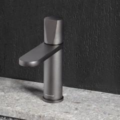 ANTONIO LUPI INDIGO Смеситель для раковины на 1 отверстие, излив 165 мм., цвет графит