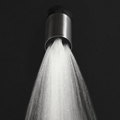 ANTONIO LUPI AZIMUT Верхний душ Ø80 мм., настенный или потолочный, поворотный, матовая нержавеющая сталь