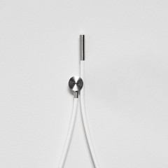 Antonio Lupi Filo Ручной душ, с шланговым соединителем, держателем и шлангом, цвет: нержавейка полированная
