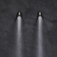 ANTONIO LUPI AZIMUT Верхний душ Ø80 мм., настенный или потолочный, поворотный, матовая нержавеющая сталь