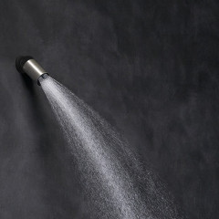 ANTONIO LUPI AZIMUT Верхний душ Ø80 мм., настенный или потолочный, поворотный, матовая нержавеющая сталь