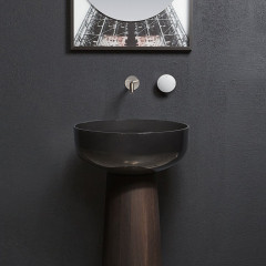 Antonio Lupi Ayati Излив для раковины, настенный, длина: 198 мм, (внешн часть), цвет: нержавейка сатинированная (со склад продаем со смесит MAYDAY B)