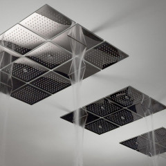 ANTONIO LUPI LAMATTONELLA Верхний душ 250х250х5 мм., встраиваемый в потолок, полированная нержавеющая сталь