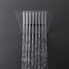 Antonio Lupi Lastra Настенная душевая лейка 20,7x50,3x0,2 см, цвет: нержавейка сатинированная