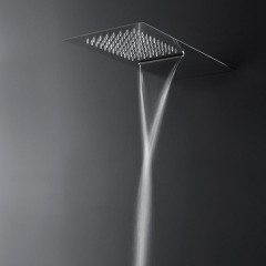 Antonio Lupi Lastra Настенная душевая лейка 20,7x50,3x0,2 см, цвет: нержавейка сатинированная