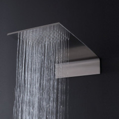 ANTONIO LUPI MEZZAVELA Верхний душ 270x462x123 мм., настенный, сатинированная нержавеющая сталь