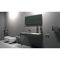 ANTONIO LUPI SESAMO Держатель для туалетной бумаги, встраиваемый в стену, 25х15х19.8 см, из нержавеющей стали AISI 304, отделка алюминий