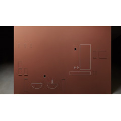 ANTONIO LUPI SESAMO Держатель для туалетной бумаги, встраиваемый в стену, 25х15х19.8 см, из нержавеющей стали AISI 304, отделка алюминий