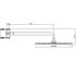 BOSSINI DREAM-RECTANGULAR Верхний душ 400 x 300 mm 1 режим, с держателем 28 mm x 500 mm, цвет: хром