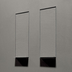 ANTONIO LUPI SESAMO Держатель для туалетной бумаги, встраиваемый в стену, 25х15х19.8 см, из нержавеющей стали AISI 304, отделка алюминий