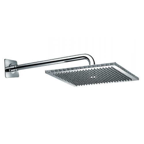 BOSSINI DREAM-RECTANGULAR Верхний душ 400 x 300 mm 1 режим, с держателем 28 mm x 500 mm, цвет: хром