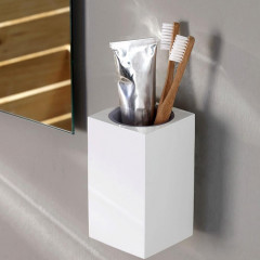 Bertocci Settecento Стакан настольный, цвет: белый матовый композит