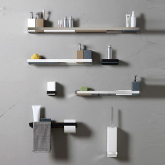 Bertocci Fly Держатель для аксессуаров / полотенцедержатель 21x8xh2.5см, подвесной, цвет: белый матовый