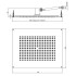 BOSSINI DREAM-RECTANGULAR Верхний душ 470 x 370 mm, цвет: черный матовый
