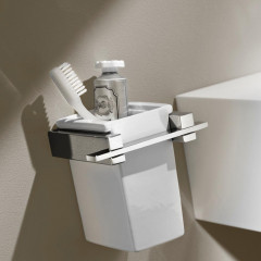 Bertocci On-line Держатель аксессуаров, настенный, цвет: хром