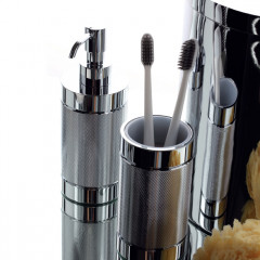 Bertocci Officina 01 Стакан настольный , цвет: хром