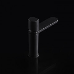 ANTONIO LUPI INDIGO Смеситель для раковины на 1 отверстие, излив 165 мм., цвет черный матовый