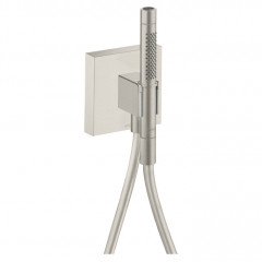 Axor Shower Porter Душевой гаринитур, c ручным душем с 2 режимами, шланг 125см, настенный, цвет: сталь