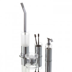 Bertocci ES Дозатор для жидкого мыла, подвесной, цвет: хром