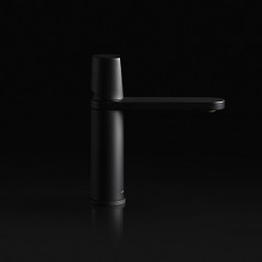 ANTONIO LUPI INDIGO Смеситель для раковины на 1 отверстие, излив 165 мм., цвет черный матовый