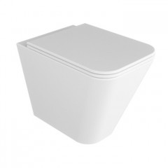 AZZURRA BUILD Унитаз напольный 55х36х42 см ,слив универсальный,с крепежами, цвет белый