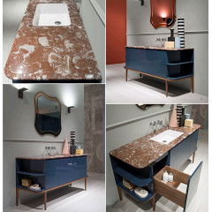 ANTONIO LUPI IL BAGNO Тумба 360х540х500 мм., 1 ящик SLIM H18 Noce Americano, цвет Strada lucido