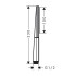 Hansgrohe Rainfinity Ручной душ-палочка 10см., 1jet, цвет: шлифованный черный хром
