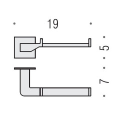 Colombo Forever Держатель туалетной бумаги, цвет: хром