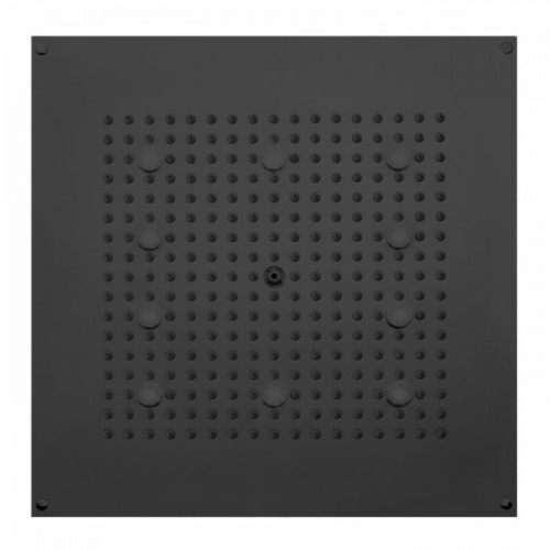 BOSSINI DREAM-CUBE Верхний душ 470 x 470 mm с 10 LED (белый), блок питания/управления, цвет: черный матовый