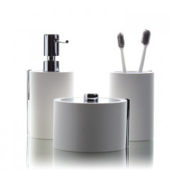 Bertocci Easy Дозатор для жидкого мыла, настольный, цвет: белый/хром