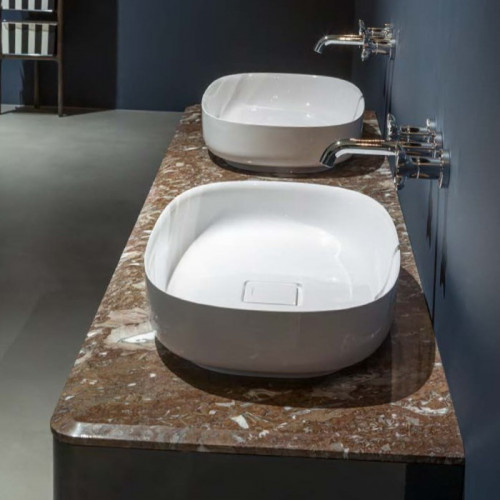 ANTONIO LUPI IL BAGNO Тумба под раковину 720х540х375 мм., 1 ящик, цвет Blu navy lucido