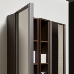 ANTONIO LUPI BEMADE Пенал 180х216х1750 мм., подвесной, открытый, 5 полок, отделка Rovere thermo