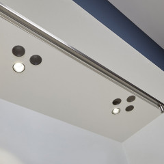 Antonio Lupi Zenit Встраиваемый верхний душ, Ø 8см, прямая струя, цвет: черный