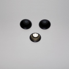 Antonio Lupi Zenit Встраиваемый верхний душ, Ø 8см, прямая струя, цвет: черный