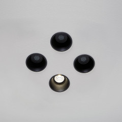 Antonio Lupi Zenit Встраиваемый верхний душ, Ø 8см, прямая струя, цвет: черный