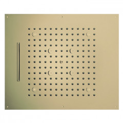 BOSSINI DREAM/3 Верхний душ 570 x 470 mm, 3 режима (дождь, каскад, туман), с LED (белый), блок питания/управления, цвет: античная бронза