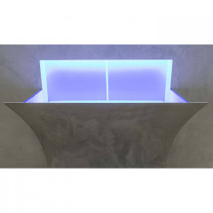 ANTONIO LUPI STRAPPOXL Раковина встраиваемая в стену 928х1014х513 мм., с смесителем, донным клапаном, сифоном и трансформатором, Corian, цвет белый