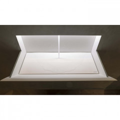 ANTONIO LUPI STRAPPOXL Раковина встраиваемая в стену 928х1014х513 мм., с смесителем, донным клапаном, сифоном и трансформатором, Corian, цвет белый