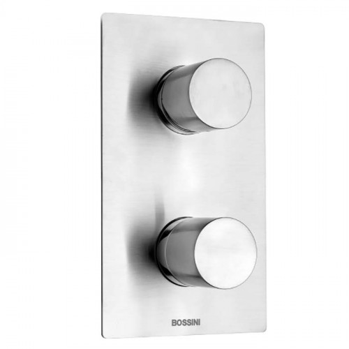 Bossini Inox Смеситель для душа, встраиваемый (внешняя часть), с девиаторм 1/2/3/4/5, цвет: глянцевая сталь