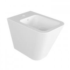 AZZURRA BUILD Биде напольное 55х36х42 см. с 1 отв. под смеситель , с крепежами, цвет белый